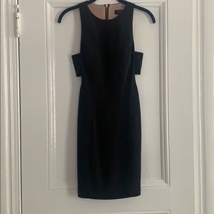 Black Dress with Gold Zipper